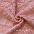 New Design Embossed Double Side Warp Knitted Coral Fleece Fabric For Coat Sofa Cover